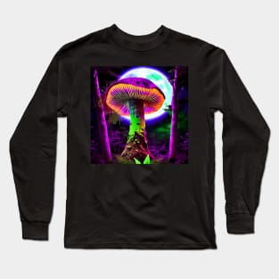 Shrooms Blacklight Poster Art 19 Long Sleeve T-Shirt